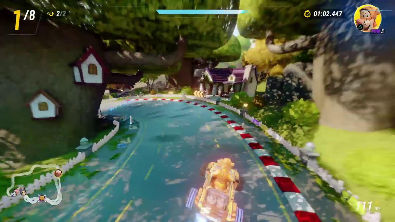 Let's play Disney speedstorm part 140 the green door in a tree