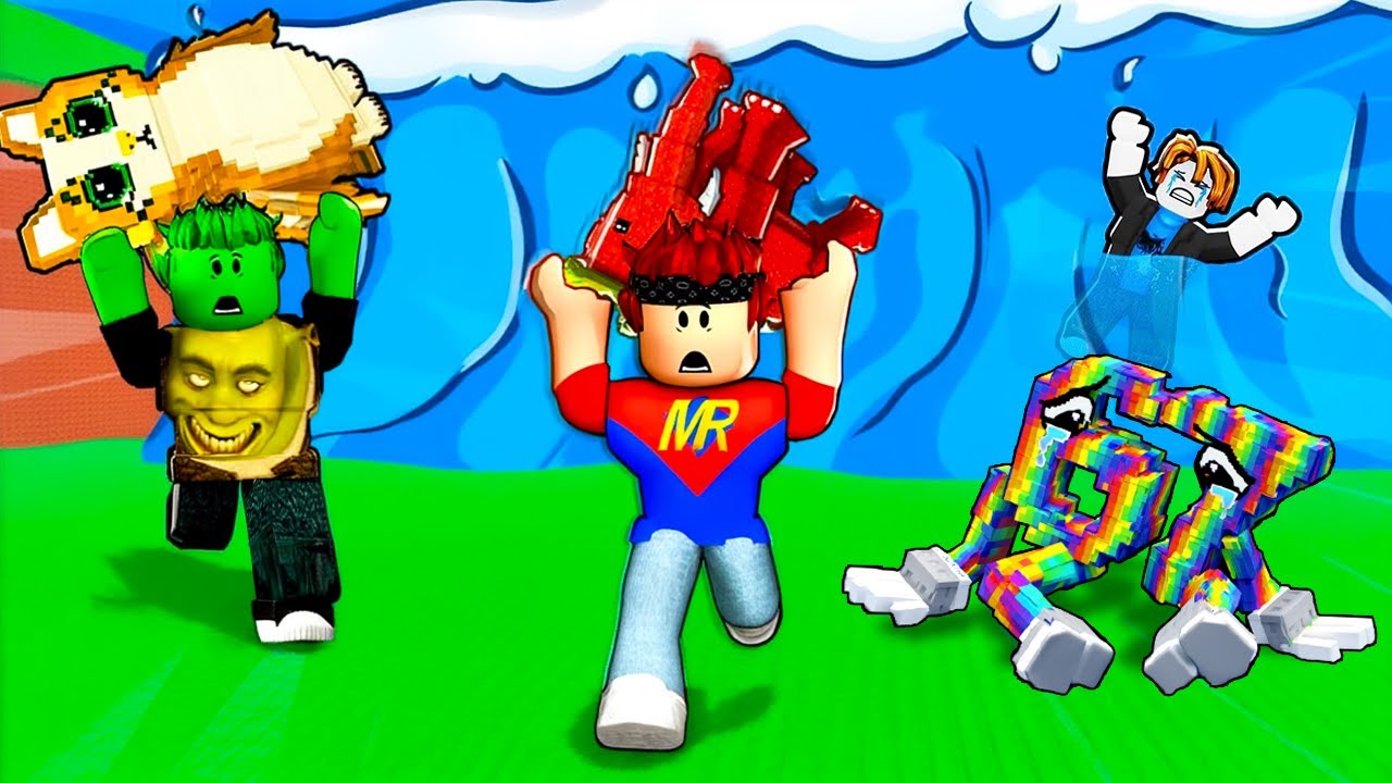 SALVIAMO I BRAINROT più RARI DALLO TSUNAMI su ROBLOX..
