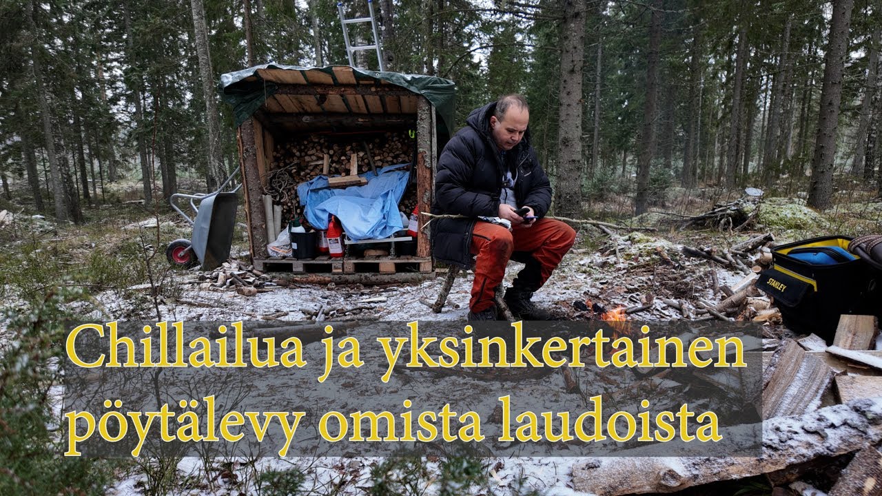 Testataan uutta kameraa ja pöytälevy laudoista