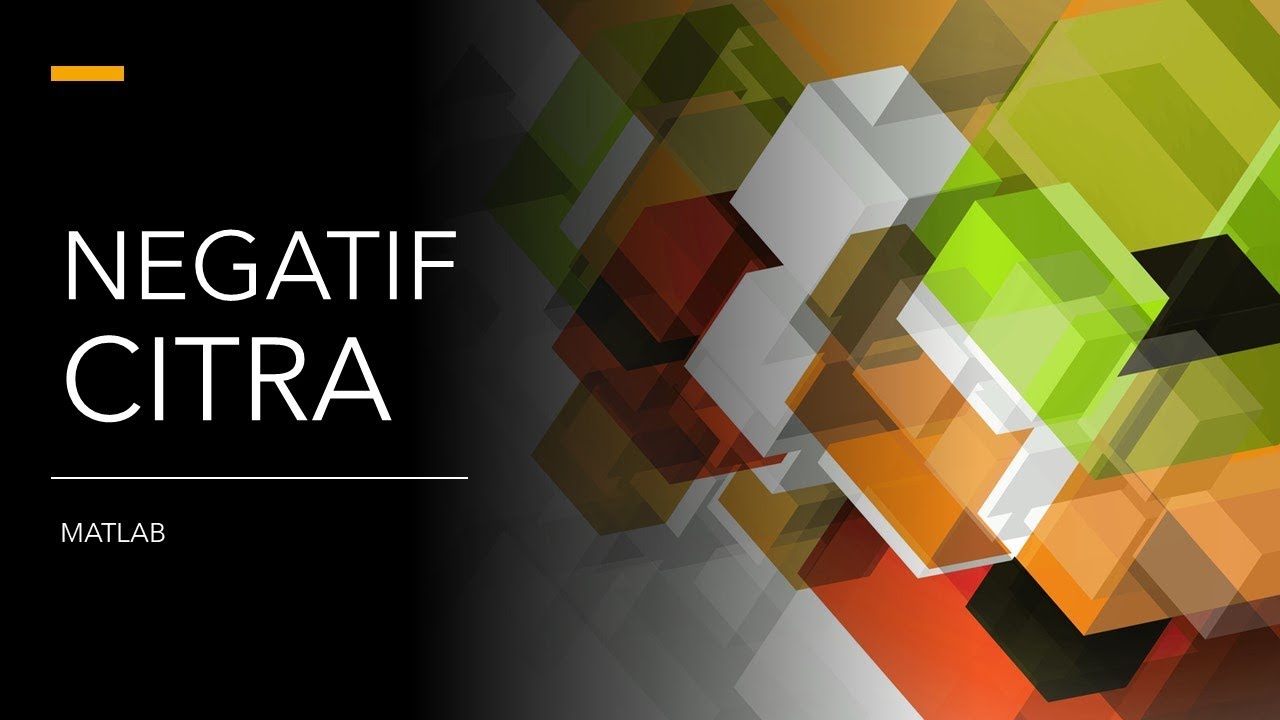 Belajar Citra Digital with Matlab - 04 - NEGATIF CITRA