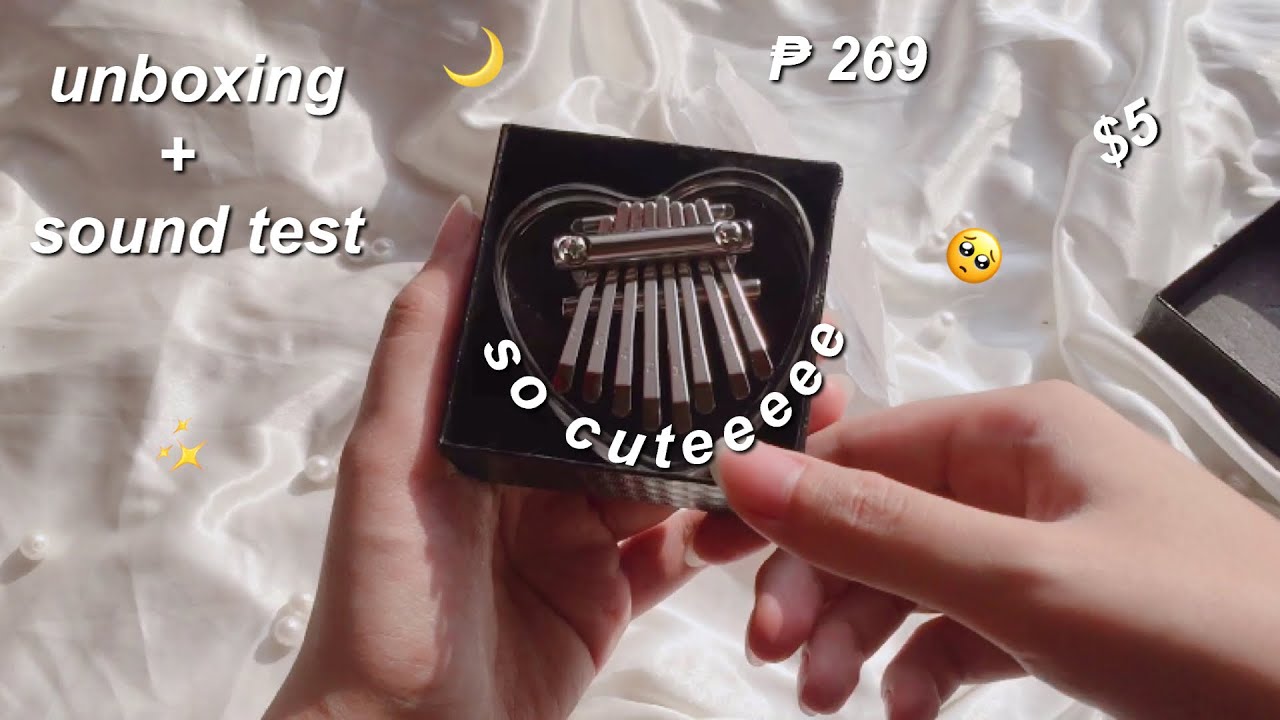 8-Key Kalimba Unboxing + Sound Testing  | Pai C