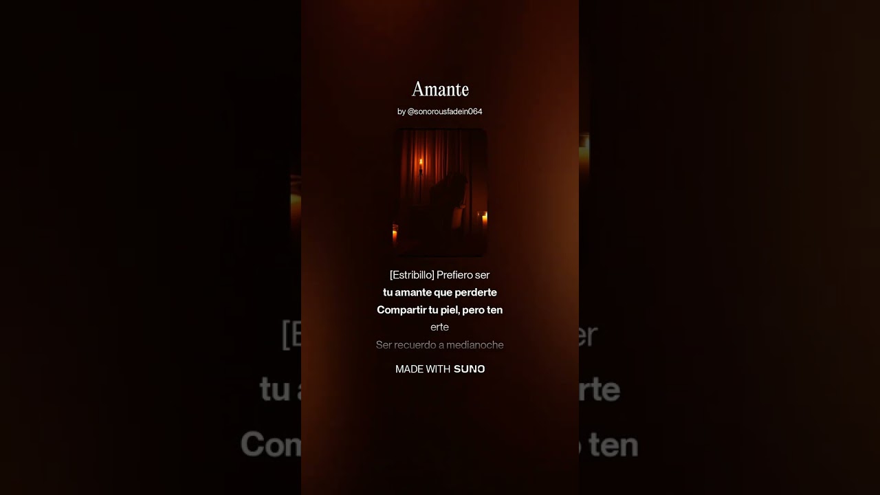 Amante (letra y musica de Pedro Musat)