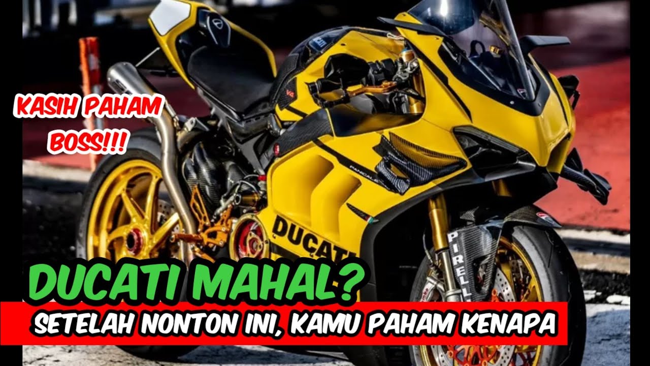 Motor DUCATI MAHAL??? Setelah nonton ini pasti paham kenapa 