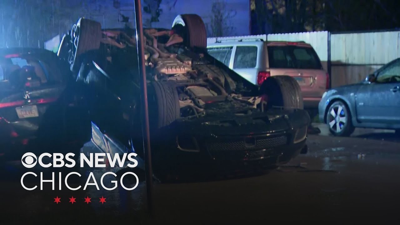 SUV crashes into police squad car in Chicago's Back of the Yards neighborhood