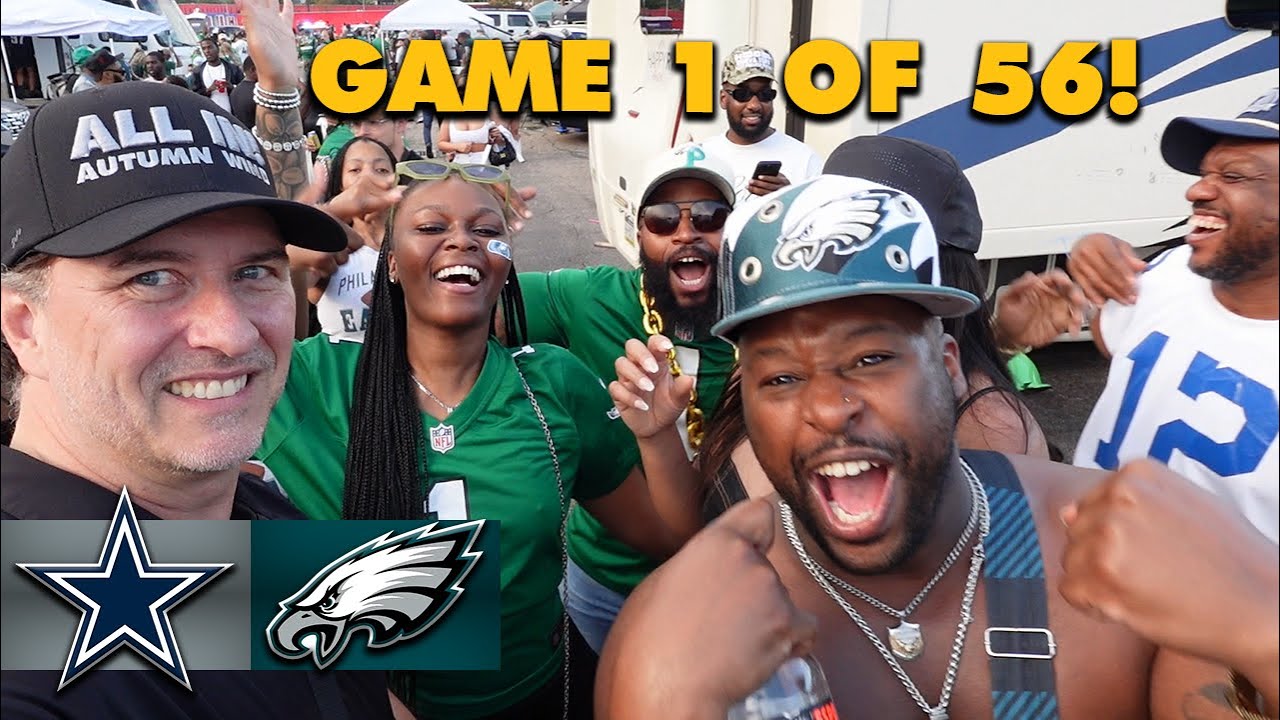 My journey to 56 NFL games starts in Philadelphia - Cowboys vs. Eagles on Thursday Night Football!