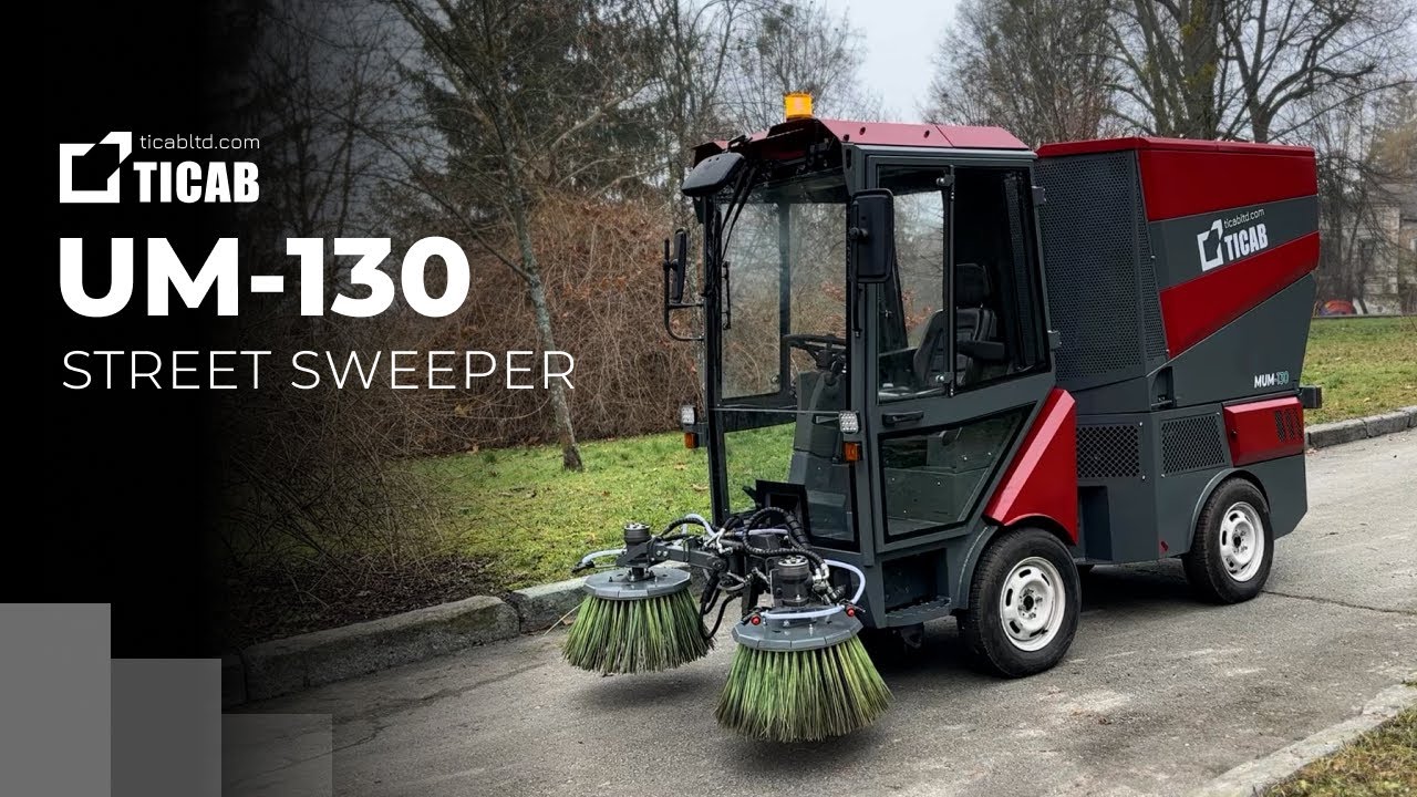 Universal Municipal Machine UM-130: Perfect Street Cleaner | TM TICAB