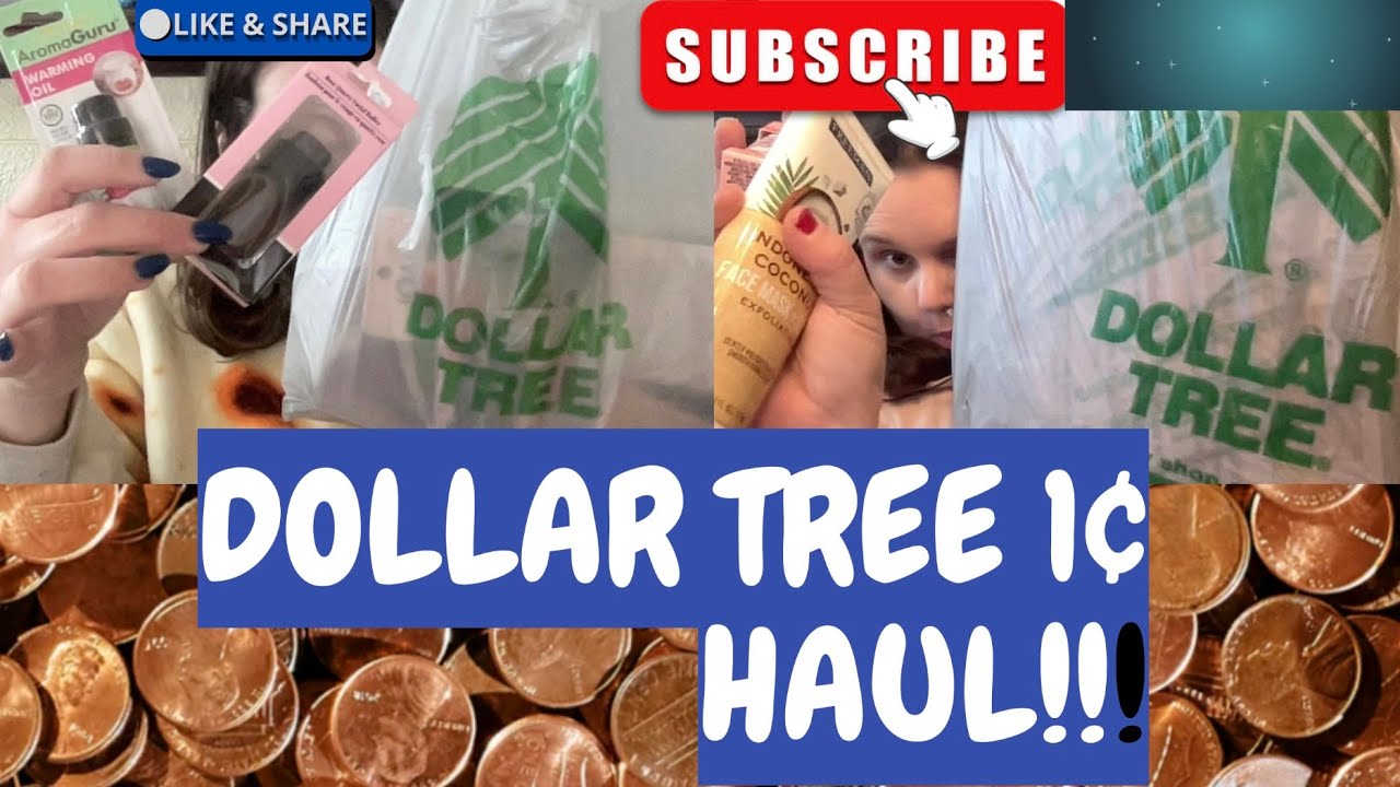 DOLLAR TREE PENNY HAUL! MORE 1¢ FINDS!!