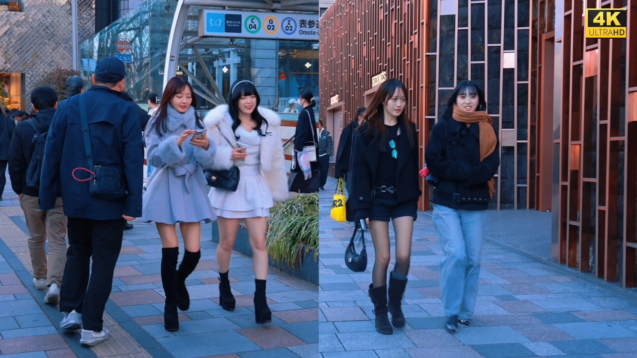 4K HDR Japan travel 2026 | Walk in Harajuku（原宿）Tokyo  Japan | City ambience Nature for relaxing