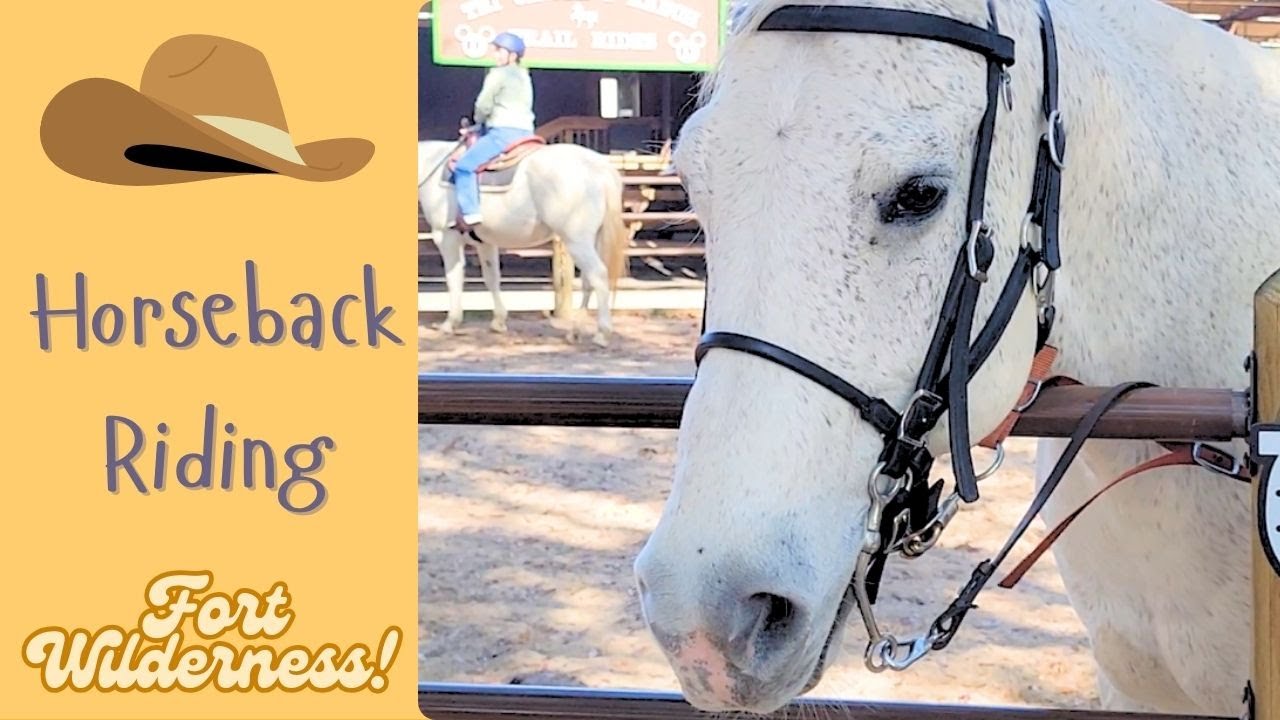 POV Horseback Riding at Disney’s Fort Wilderness!