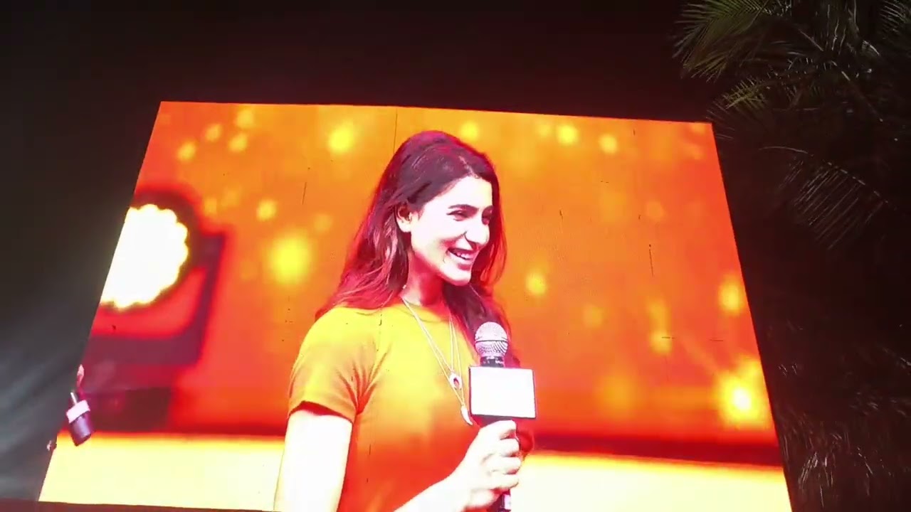 ##Mutthamazhai 2025 ## samantha and chinmayi friendship## Thuglife ## chinmayi concert