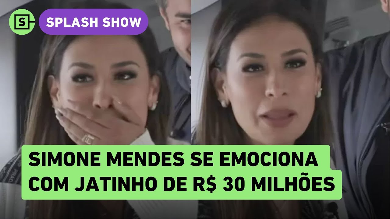 Simone Mendes se emociona ao ver jatinho de R$ 30 milhões reformado; veja reação!