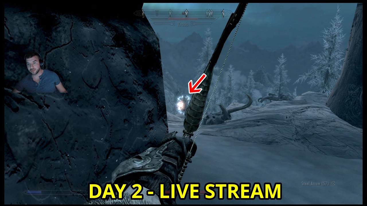 Skyrim Day2 Live Stream - Warrior Thief