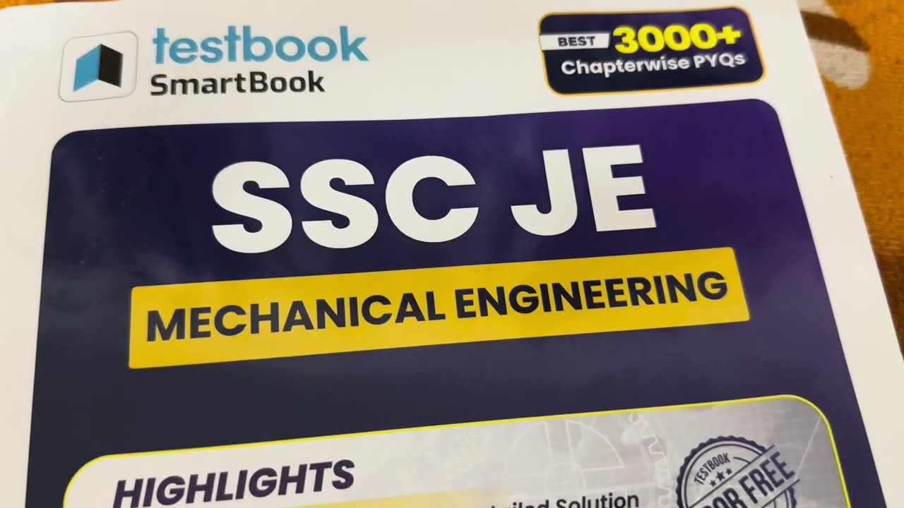Is it worth buying??? SSC JE (Mechanical) book by TestBook review || Book review