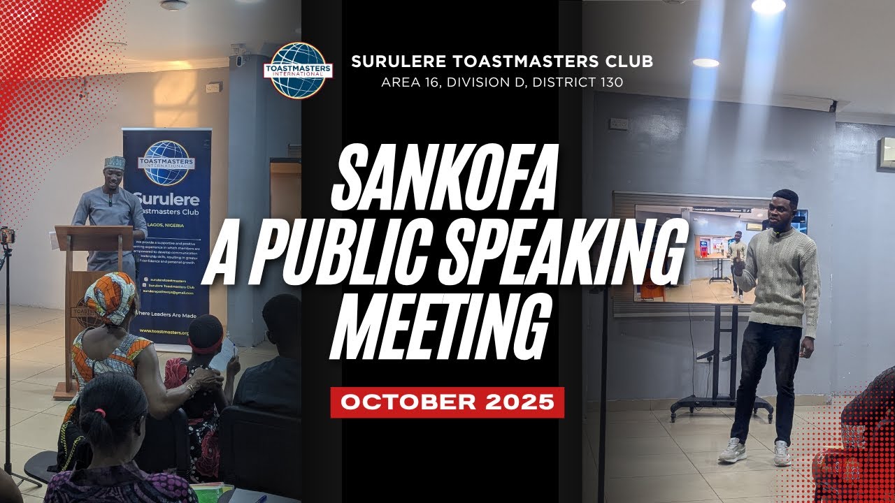 SANKOFA: A Public Speaking Meeting