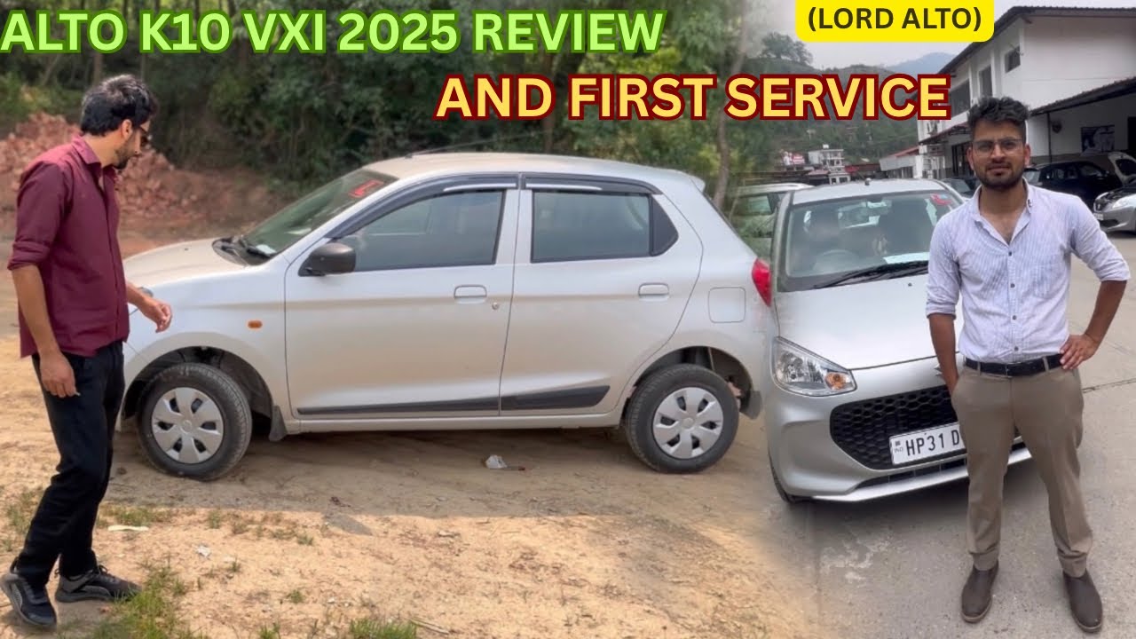 Alto K10 VXI Review 2025 | Mileage, Performance | And First Service Experience
