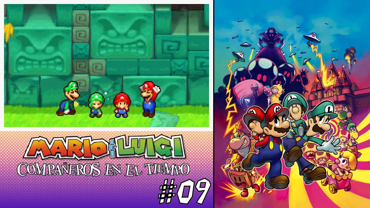 ESCALAMOS EL VOLCÁN ROCA PICUDA!!! | Mario y Luigi: Compañeros en el tiempo #09 #walkthrough