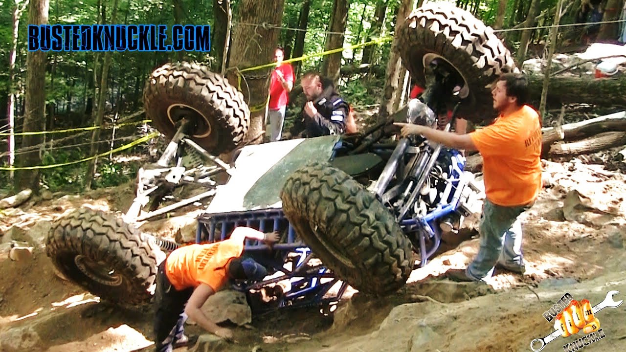 REJECT ROCK BOUNCER CRASHES ON 25K BOUNTY HILL