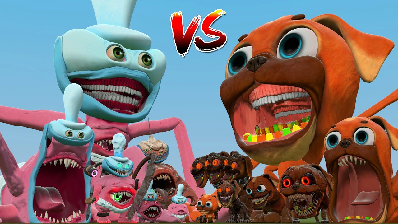 TEAM BINKY DRINKY VS TEAM CHOMPY CHASEY FROM DARK PALS THE 1ST FLOOR In Garry's Mod