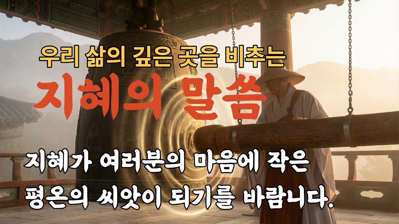 삶의 깊은 곳을 비추는 지혜의 말씀.