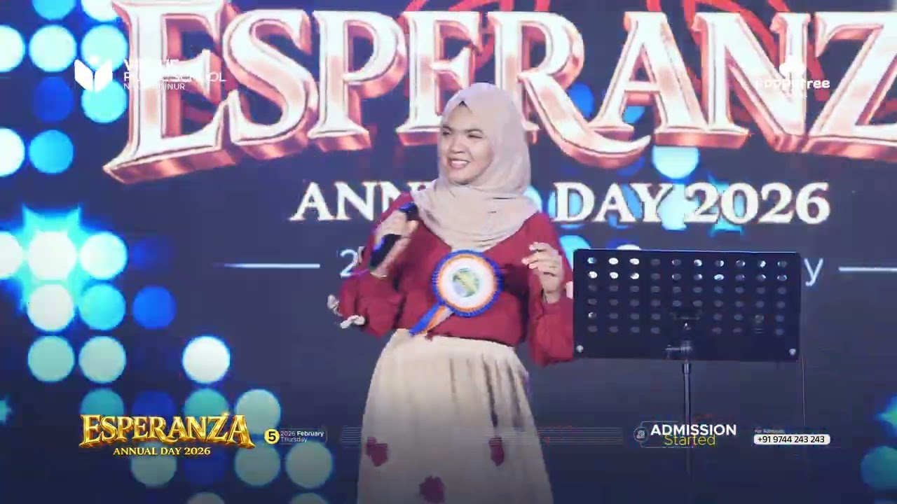 Chief guest Meharin | SONG 5 | Esperanza  | Annual Day | virtue Public School | Naduvannur