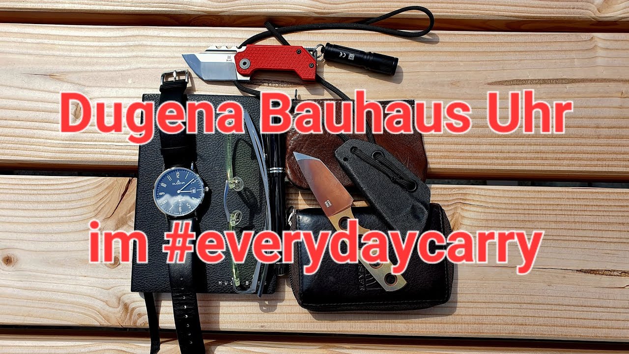 Dugena Bauhaus Style Armbanduhr im 