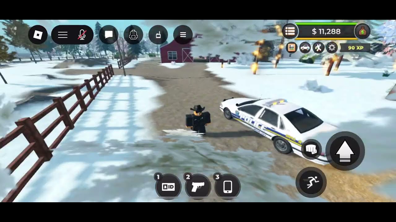 Playing ￼ emergency response as a officer￼