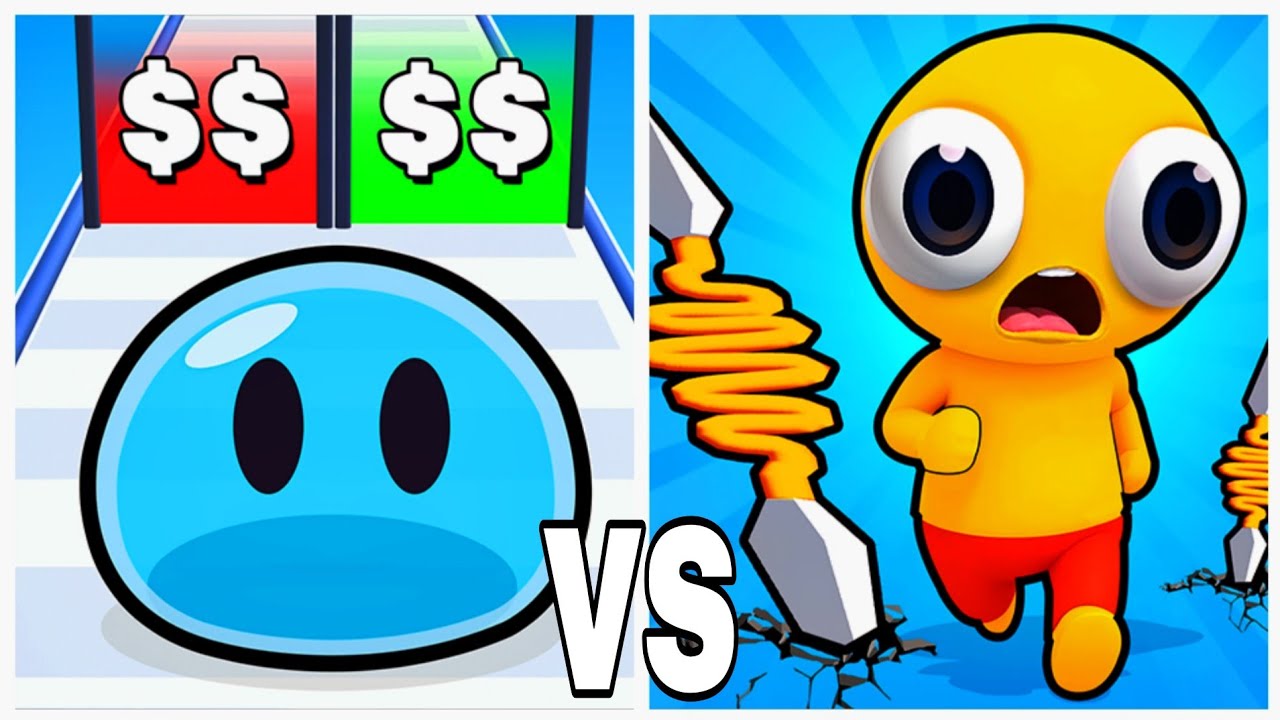 Spring Spear Snap Lancer vs Slime Run Race - ASMR Gameplay New Update (Freepya, New Update)