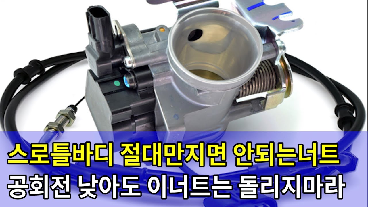 #174 스로틀바디에서 이너트는 돌리지 마세요/공회전이 낮다고 이너트 조정하지 마세요