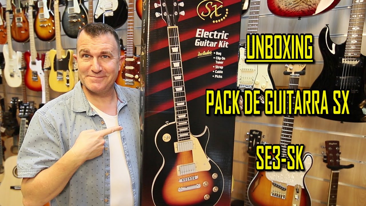 UNBOXING PACK DE GUITARRA SX - REGALO DE MUSICOPOLIX