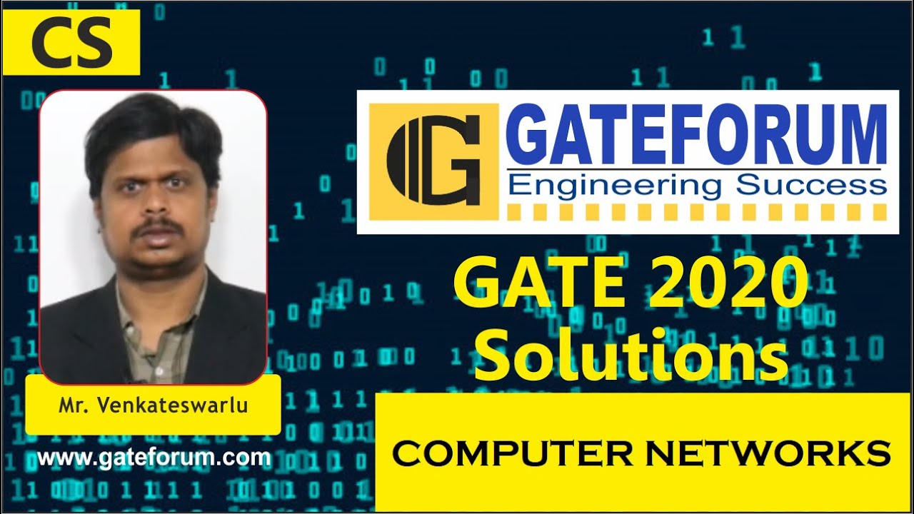 GATE' 20 Video Solutions I Computer Science Engineering I Computer Networks