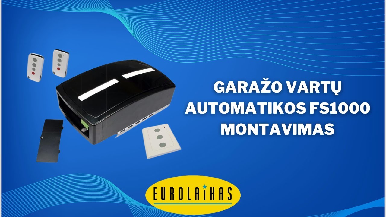 GARAŽO VARTŲ AUTOMATIKOS FS1000