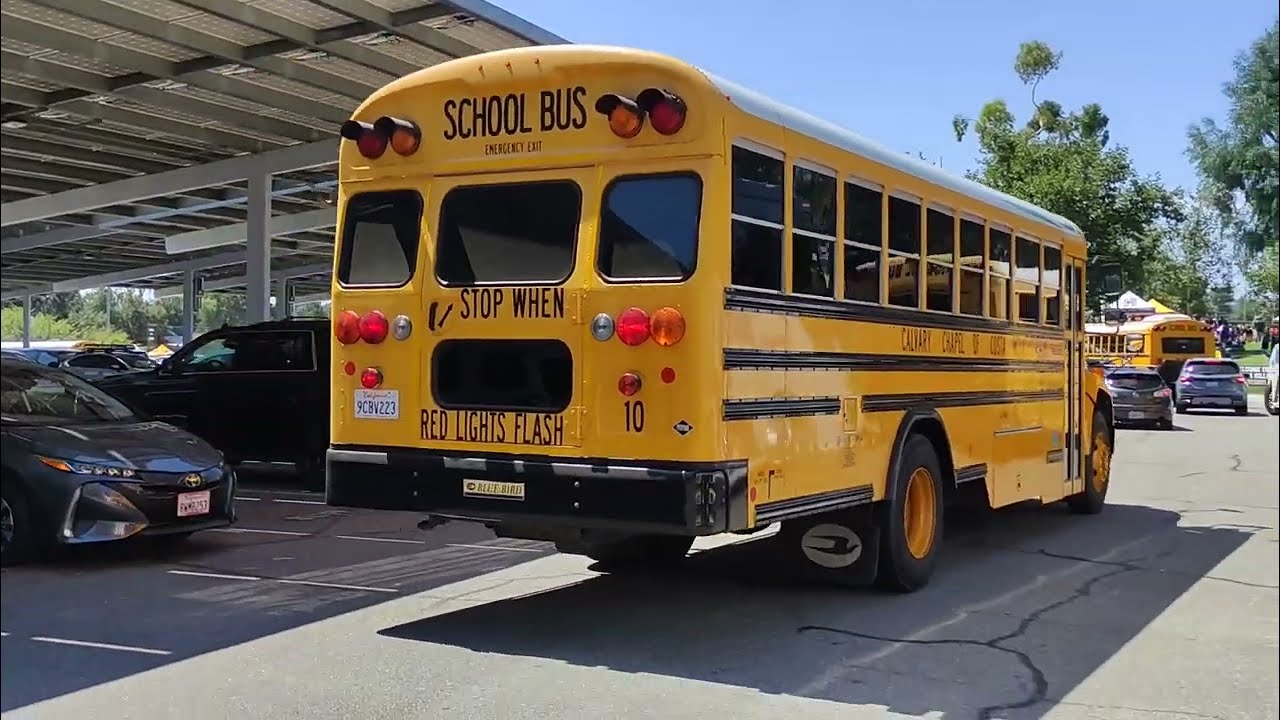 Buses at Laguna Hills High School - 9/9/2023