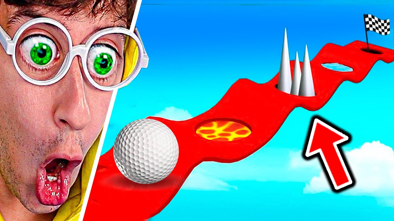 SÓLO HOYO en UNO Troll 😂⛳! (imposible) - GOLF IT #15 TEKENDO