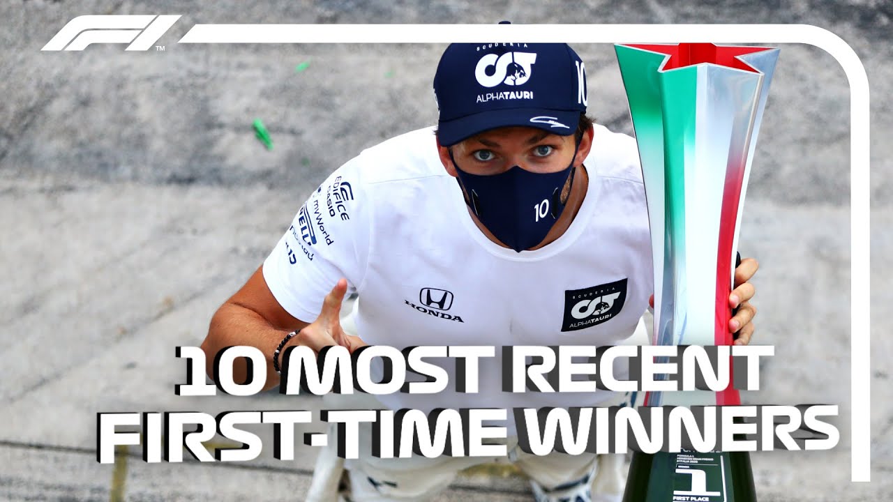 F1's 10 Most Recent First-Time Winners
