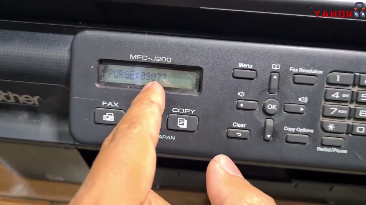 Brother MFC J200 Ink Box Full Fix | Mengatasi Printer Brother Ink Box Full