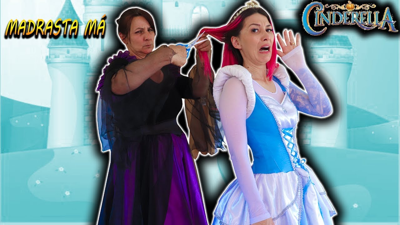 A MADRASTA MÁ E A PRINCESA CINDERELA !  ( Maloucos Novelinha )