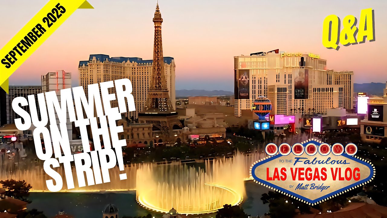 Las Vegas Vlog: Summer On The Strip! Post Trip Q&A (September 2025)