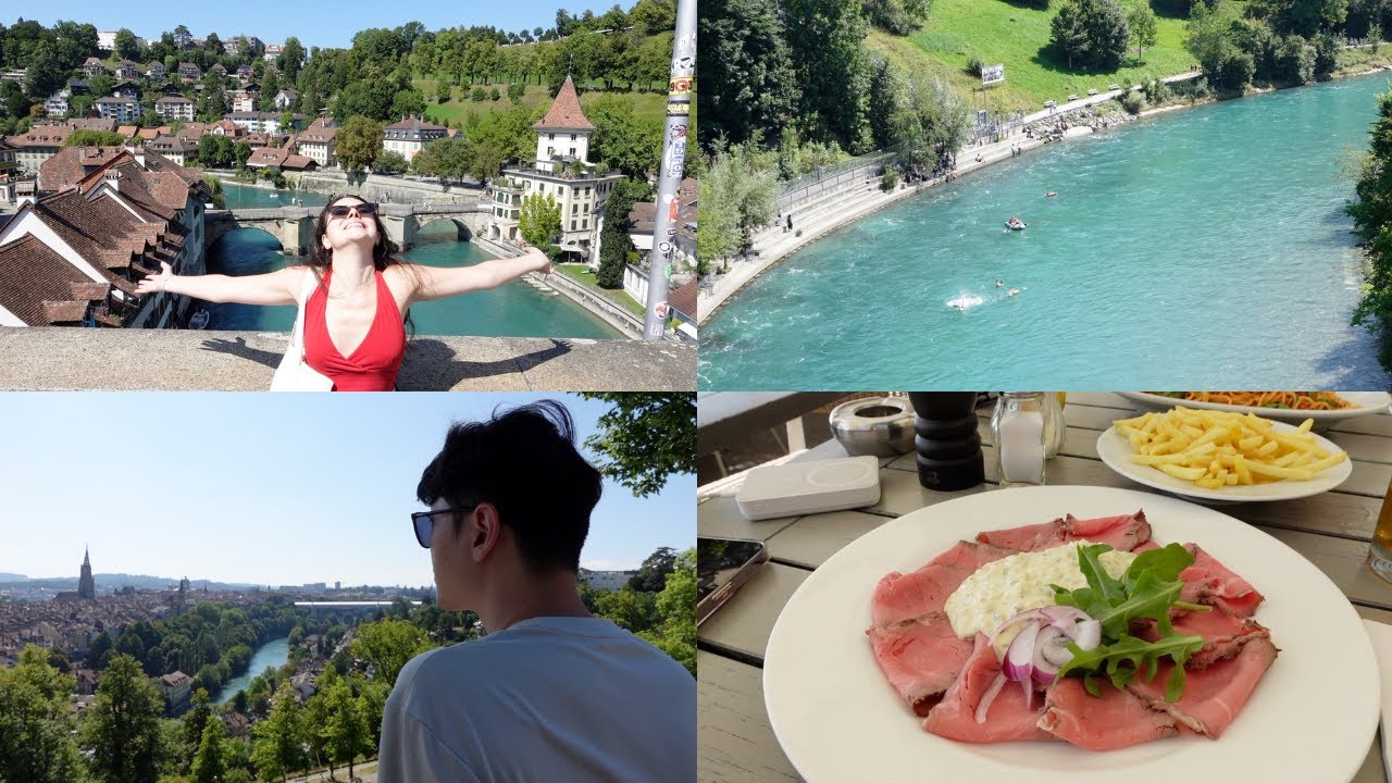 korelimle bern vlog 🇨🇭| işten çıkıp kendilerini akıntıya bırakan isviçreliler?! 🏊‍♀️ | bölüm 13 