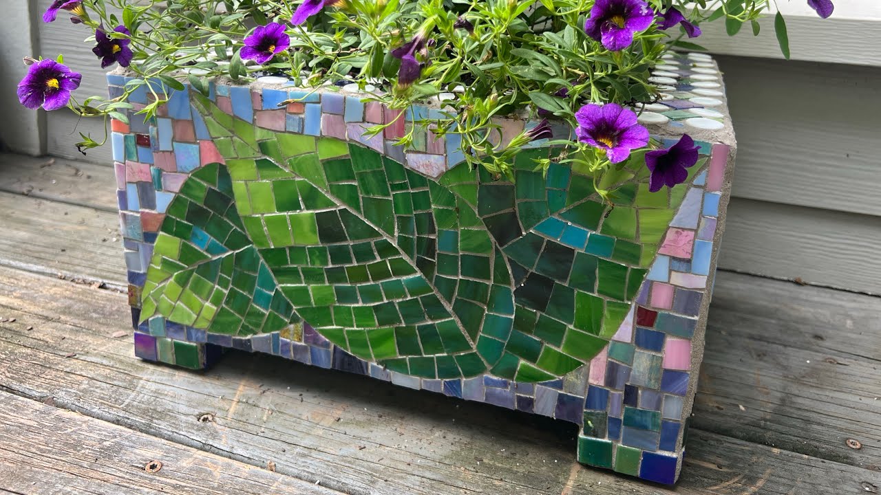 Ep. 250 FINISHING THE MOSAIC PLANTER!