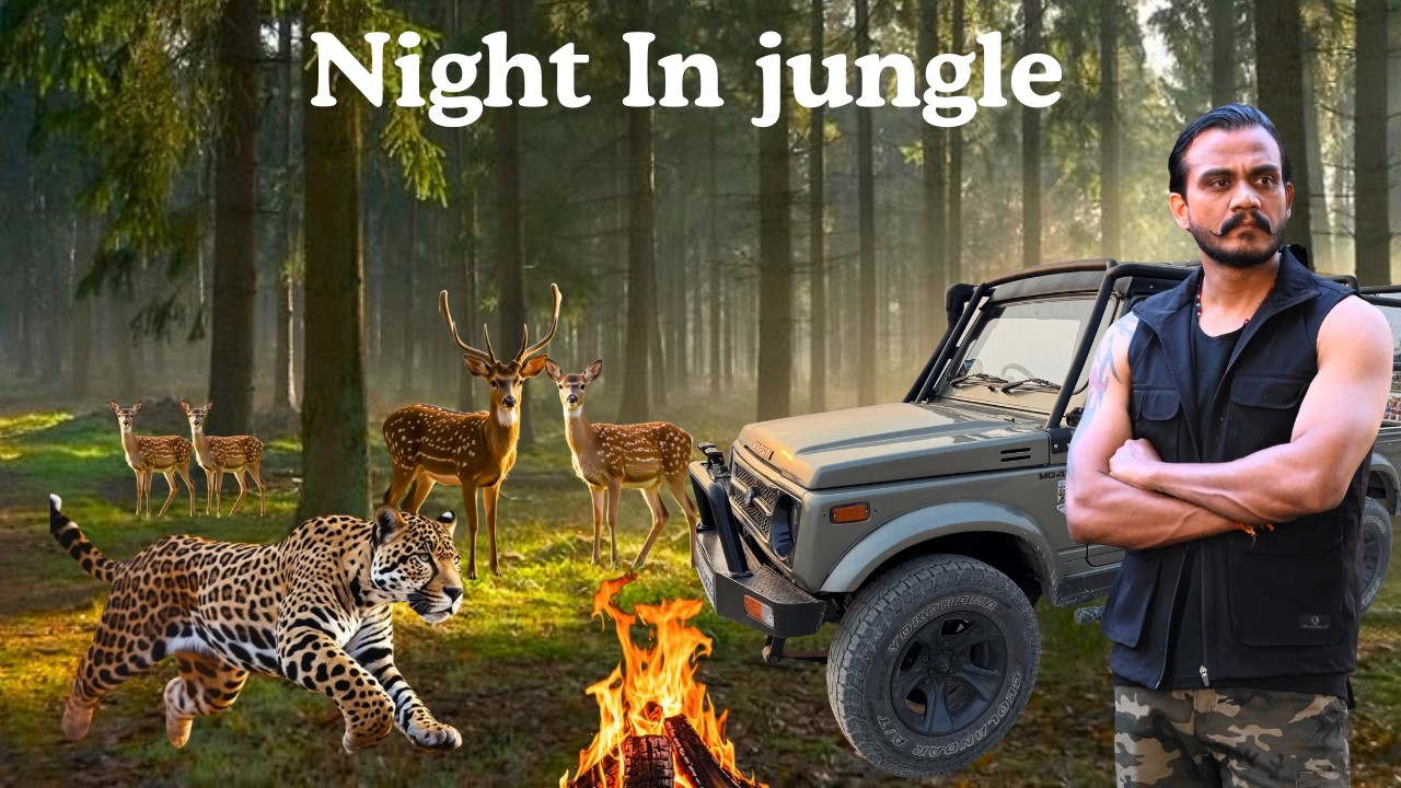 Tiger safari in jungle | Night In Jungle | Wild Journey Begins