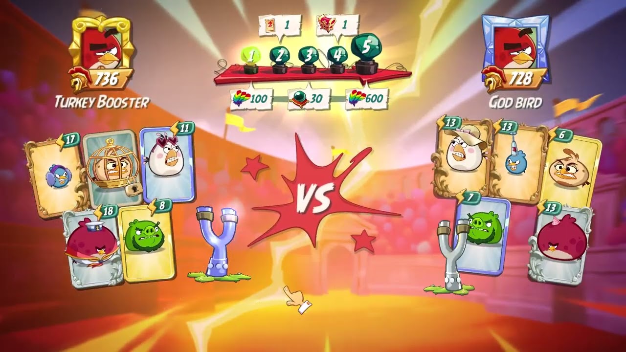 Multiple Failures Arena Challenge - Angry Birds 2