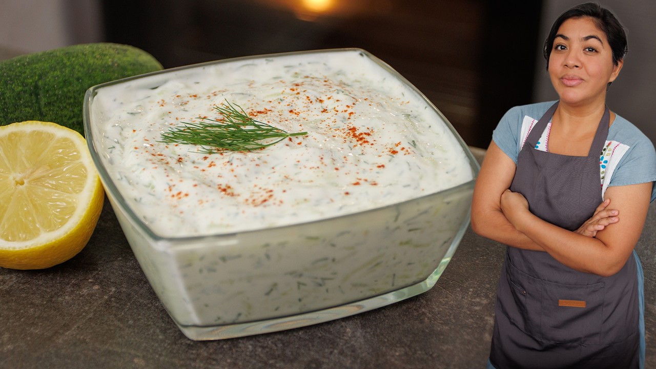 ¡Prepara la salsa tzatziki más refrescante para el verano!
