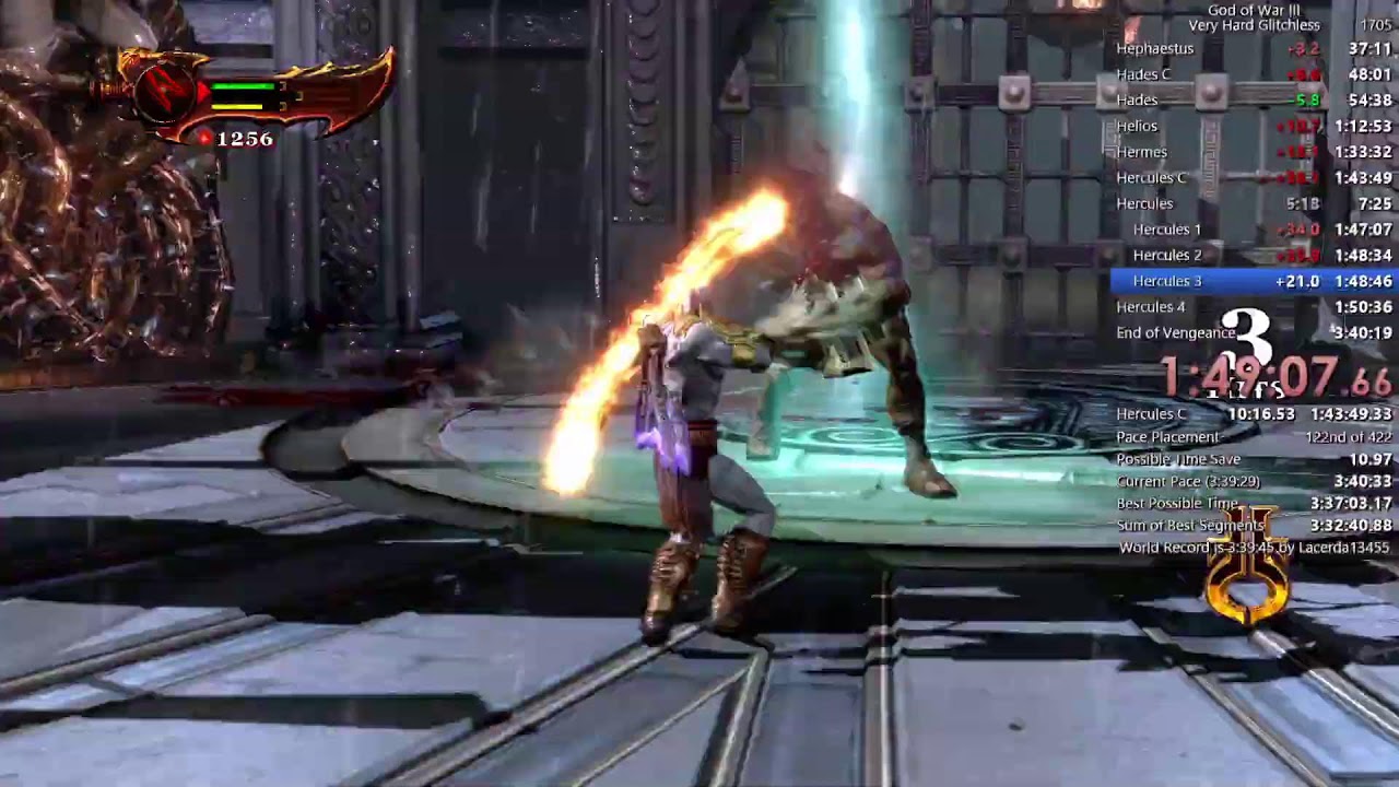 God of War 3 Very Hard Glitchless (PS4)