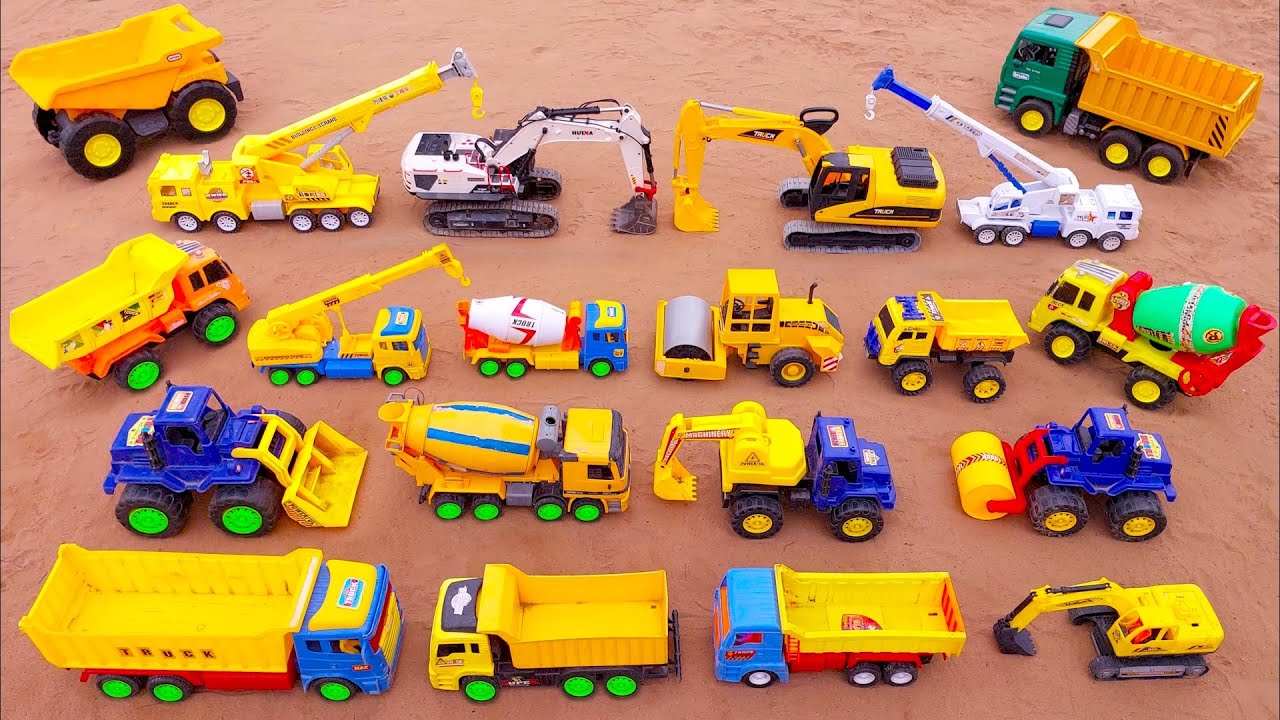 Xe Cẩu M&uacute;c Đất , M&aacute;y X&uacute;c , &Ocirc; T&ocirc; Xe Tải , Xe Ben chở C&aacute;t , Xe Đồ Chơi , Xe Lu , Xe Đổ R&aacute;c