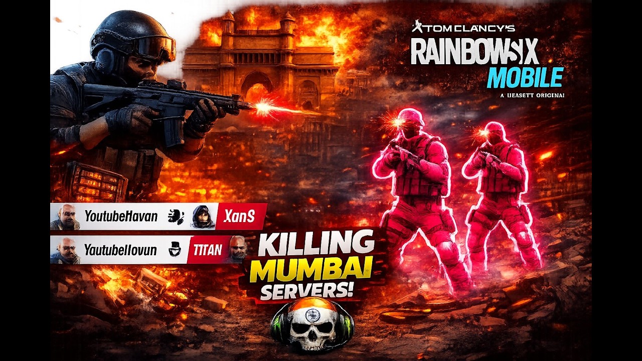Killing Mumbai Servers | Rainbow Six Mobile