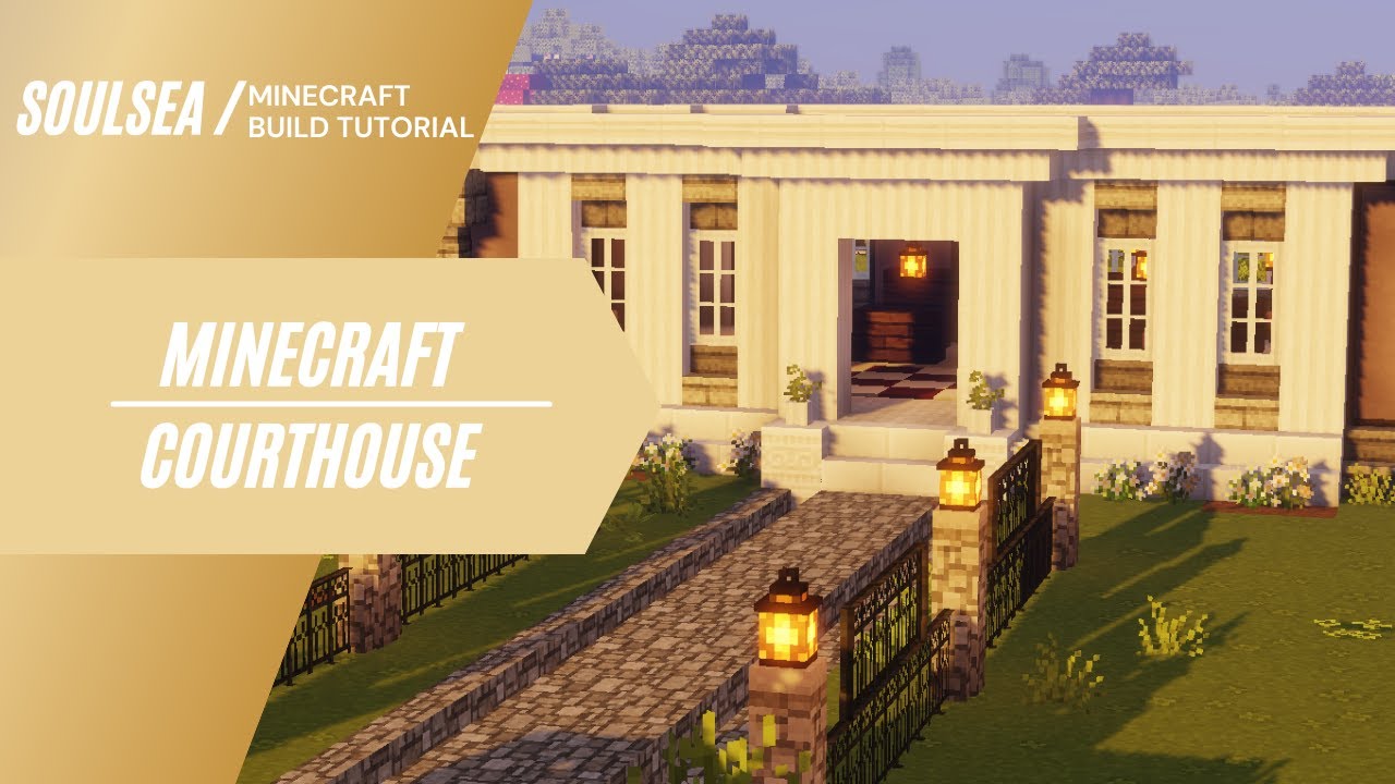 Minecraft Courthouse // Build Tutorial