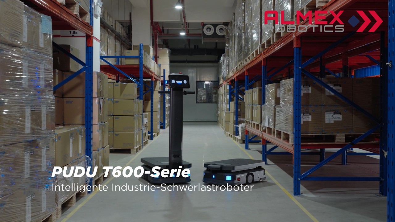 PUDU T600-Serie: Autonome Industrieroboter mit 600 kg Tragfähigkeit