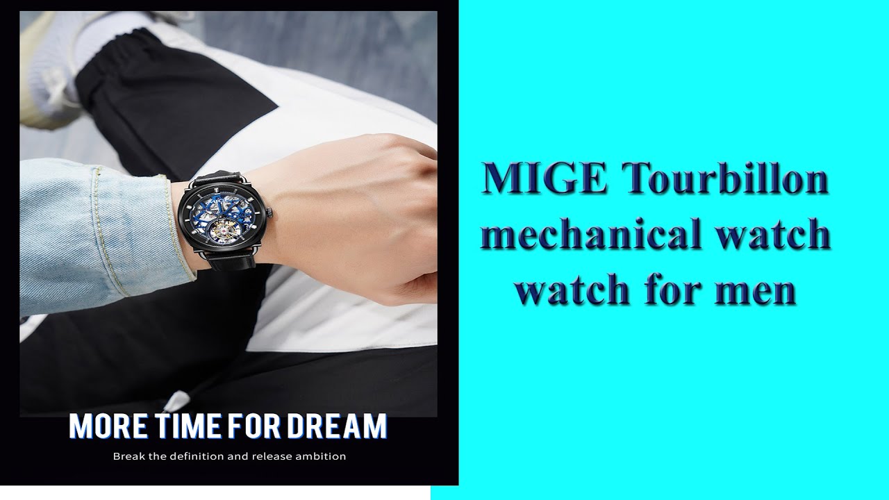 MIGE Tourbillon mechanical watch watch for men