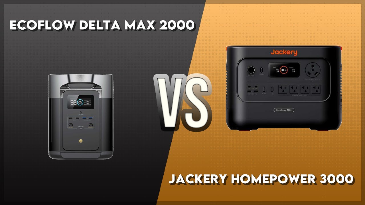 EcoFlow Delta Max 2000 vs Jackery Homepower 3000 Technical Comparison