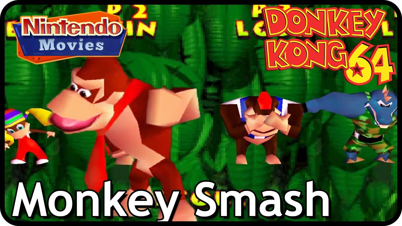 Donkey Kong 64 - Monkey Smash Compilation (3/4 Players)